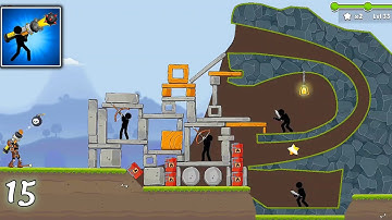 Boom Stick Gameplay 15, Android Games Walkthrough ios Simulato‪r Trailer