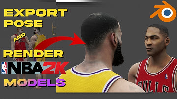 [Blender tutorial] Export and RIG NBA 2K CHARACTERS in 15 minutes