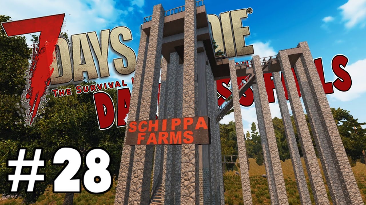 Starting The Farm In Darkness Falls 7 Days To Die Alpha 18 Part 28 Youtube