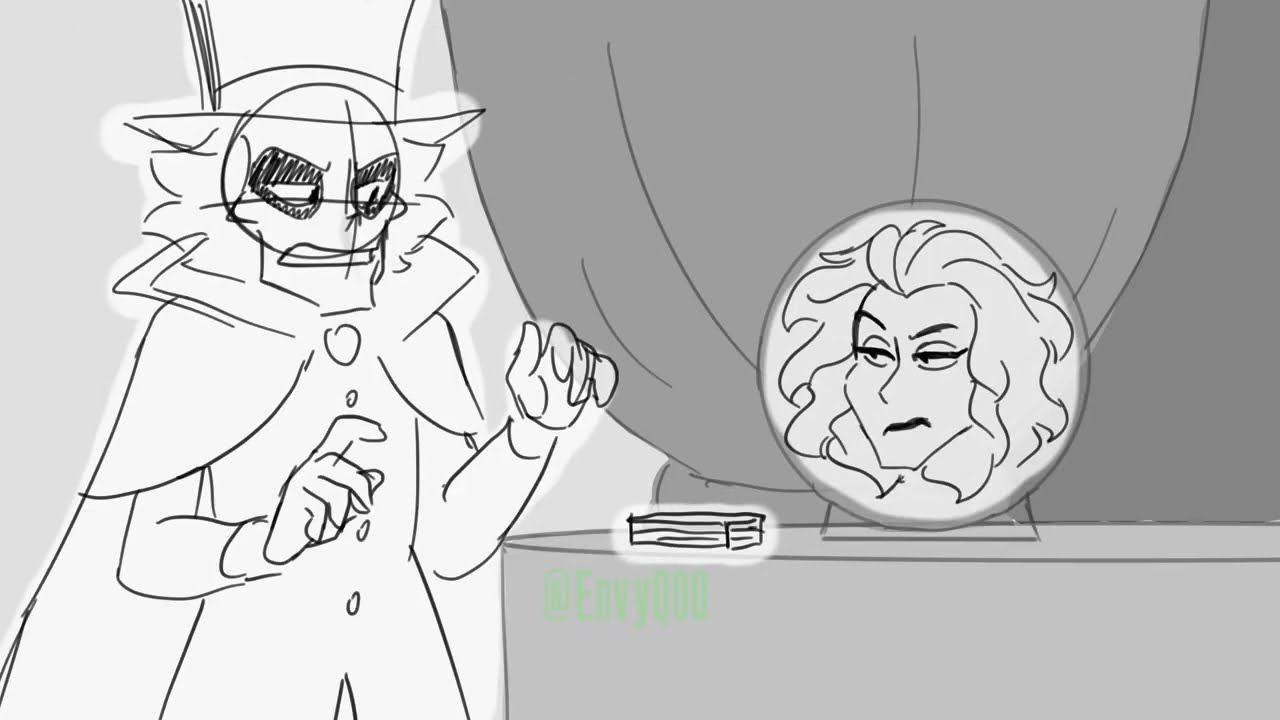 Jerma as the Hatbox Ghost - Haunted Mansion fan animatic