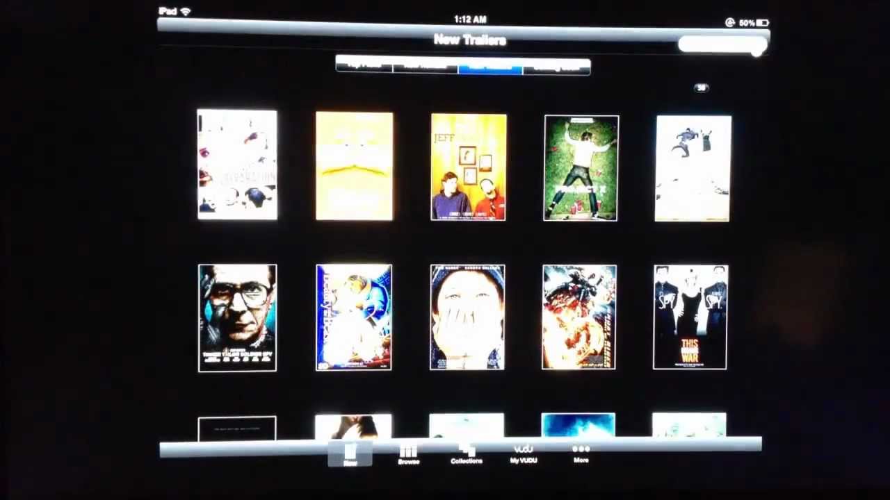 Vudu iPad App Review Rent Buy and Watch HD Movies And TV Shows On-Demand