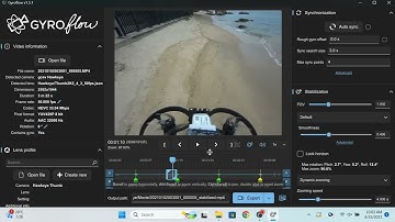 Gyroflow tutorial for Hawkeye 4K thumb Cam