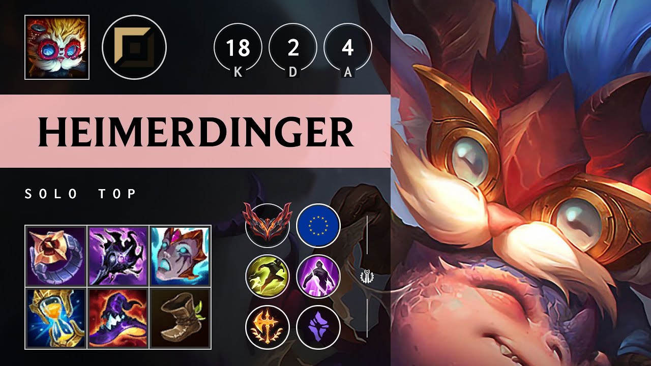 Heimerdinger Top vs Riven - EUW Grandmaster Patch 25.20
