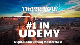 Мастер-класс по цифровому маркетингу на первой странице Udemy