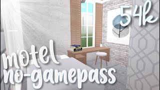 54k No Gamepass Motel Bloxburg Youtube - oc gamepass room roblox