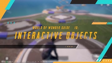 WOW Basic Guide 10 INTERACTIVE OBJECTS| PUBG MOBILE Pakistan official