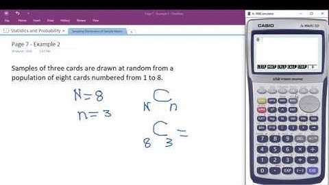 Sampling Distribution of Sample Means - Statistics and Probability