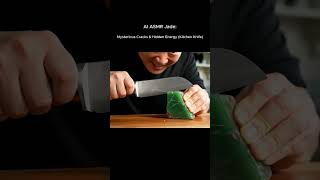 AI ASMR Jade: Mysterious Cracks & Hidden Energy (Kitchen Knife)