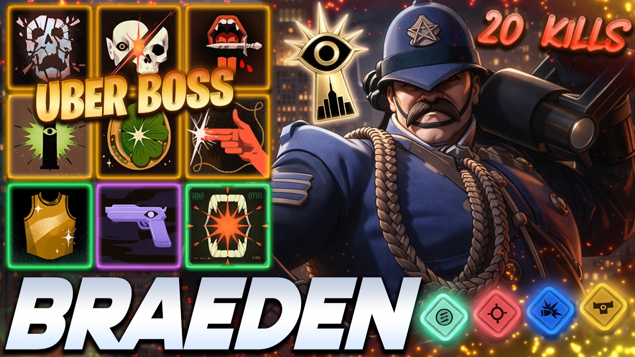 Warden Braeden UBER BOSS 20 KILLS - Deadlock Pro Gameplay & Guides [Watch & Learn]