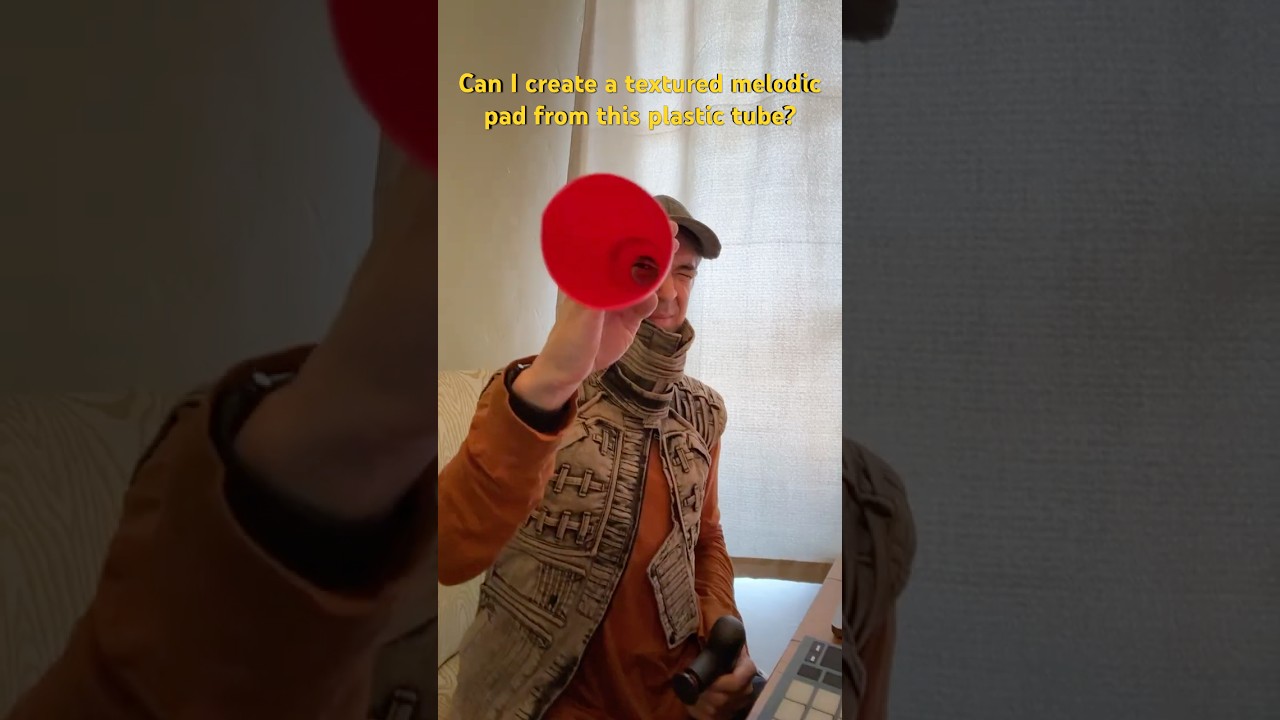 Can I create a textured pad from a plastic tube?              