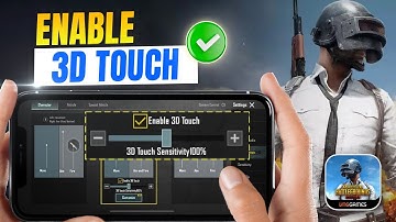 How to Enable 3d Touch or Haptic Touch in PUBG Mobile on iPhone | Turn On 3d Touch