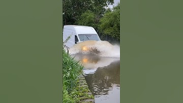 Transit Nose Dive…😳😭 #FloodedEngine #Stuck #FordTransit #Whoops #Regret #UK #Essex #FORD #FAIL