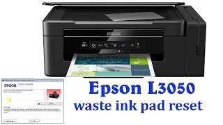 EPSON L3050 waste ink pad reset   طابعة ابسون