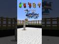 MINECRAFT MOB BATTLE VS BRAINROT TRALALERO TRALALA #minecraft #shorts