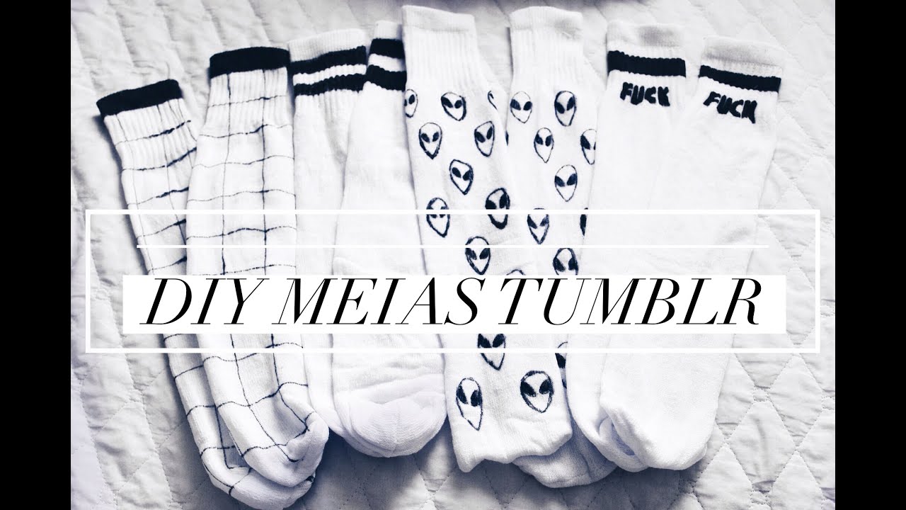 DIY // Meias (Inspiradas no Tumblr)