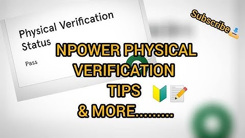 Npower Batch C Physical Verification, Deployment Tips