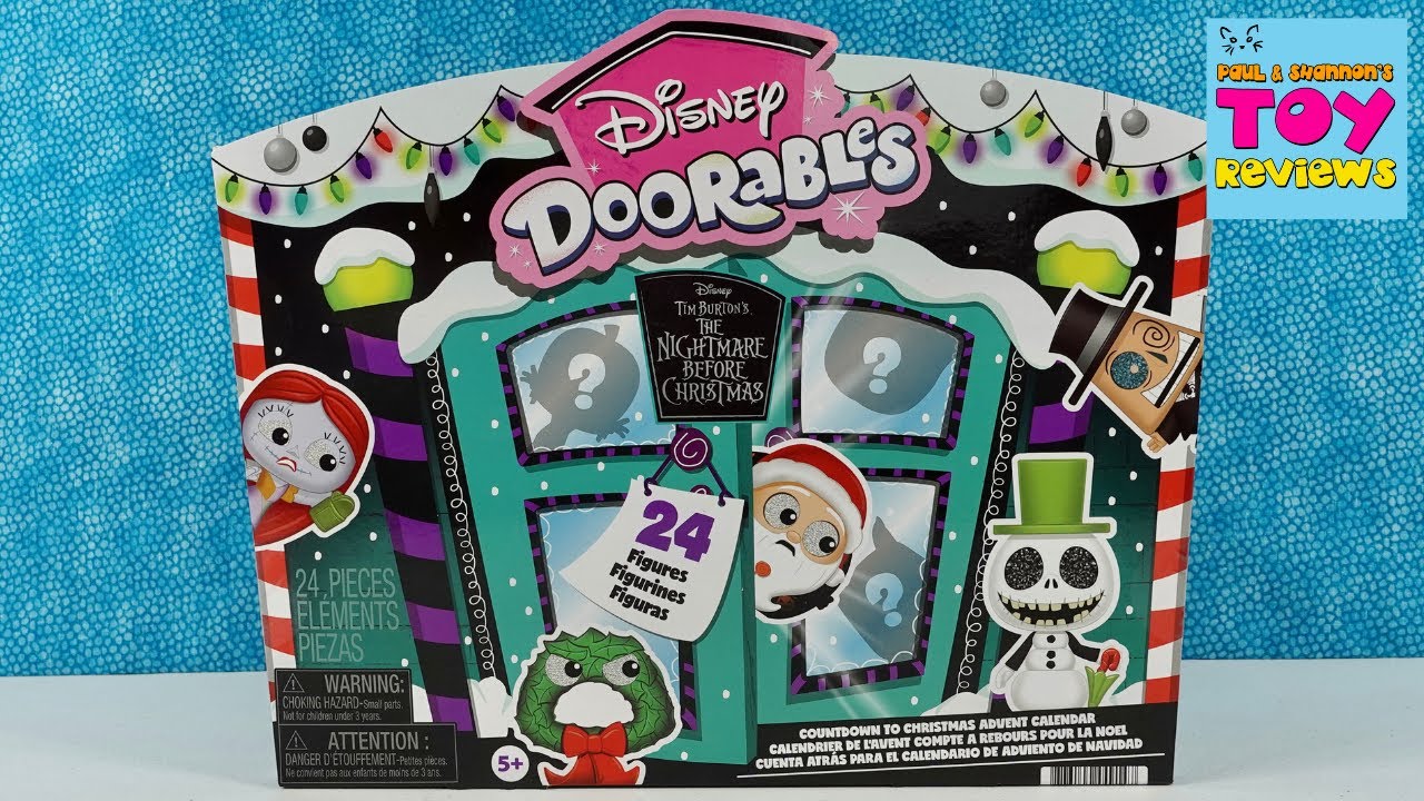 Disney Doorables Nightmare Before Christmas Countdown Advent Calendar Unboxing
