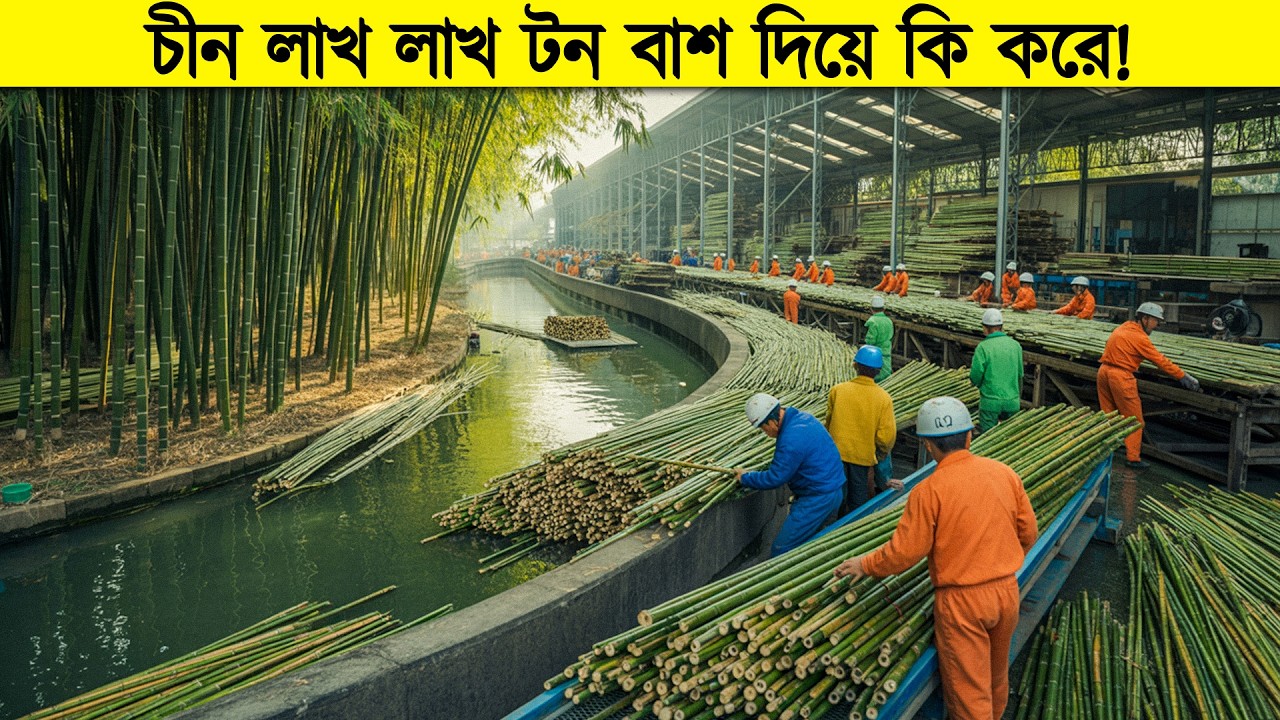 দেখুন লাখ লাখ বাশ দিয়ে চীন এগুলো কি করে!  টেক ইনসাইড