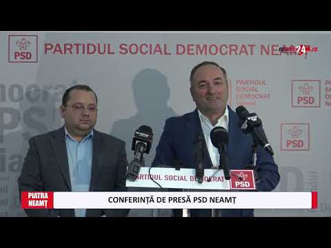 Conferință de presă PSD Neamț - 22 IANUARIE  2024