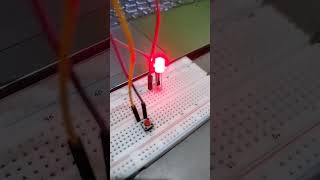 OR gate using LED , push button and Ardunio UNO 😀😀 #arduino #arduinoproject #viralshorts #coding
