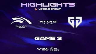 Highlights HLE vs GEN | Game 3 | Match 12 | 2026 LCK screenshot 1