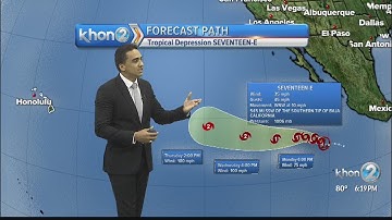 Light and Variable winds will be replacing the breezy trades