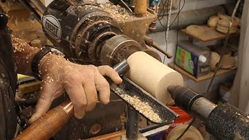 Mijn aanpak voor het ruw draaien van een doos met deksel. Houtdraaien met Sam Angelo