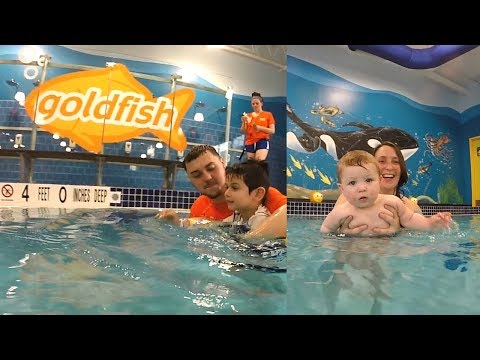 Goldfish Swimming School helps babies and toddlers learn to swim