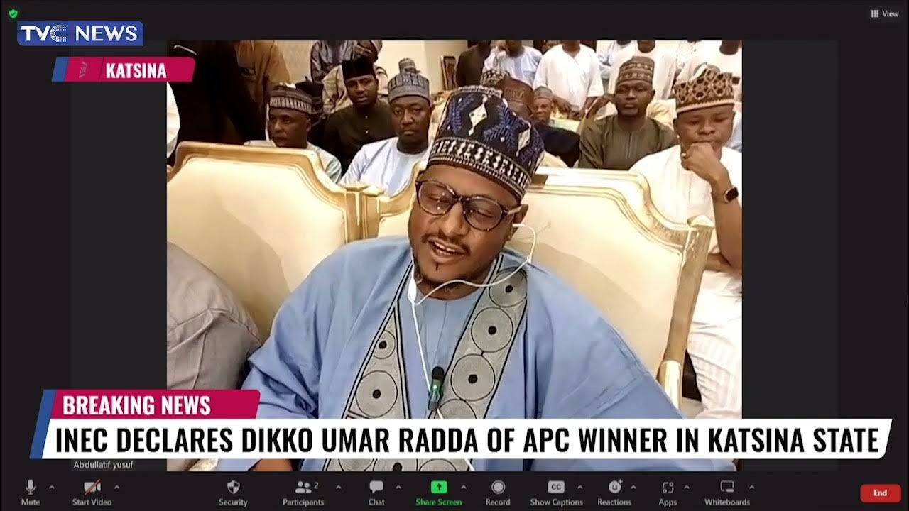 #Decision2023 | Katsina Governor-Elect, Dikko Umar Radda Of APC Winner