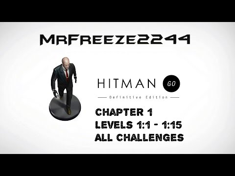 Hitman GO: Definitive Edition Chapter 1 - Level 1-15 Walkthrough