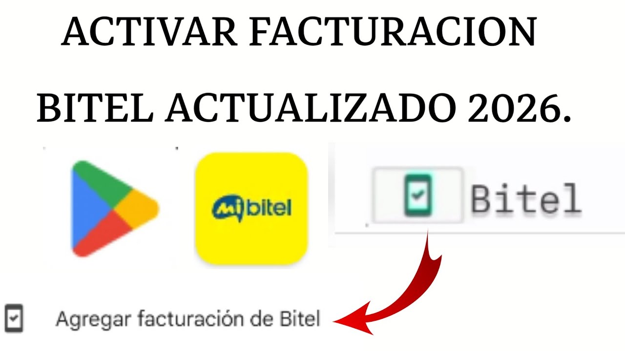 Max Bitel COMO ACTIVAR LA FACTURACION BITEL ACTUALIZADO 2026 - YouTube