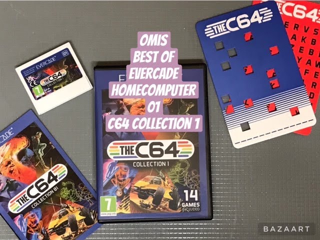Jogo Retrô Evercade The C64 Collection 1 - 14 jogos