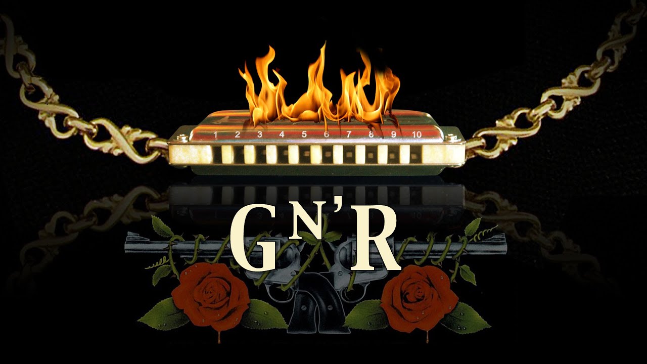 Guns n Roses Slash solo on Metal Harmonica YouTube