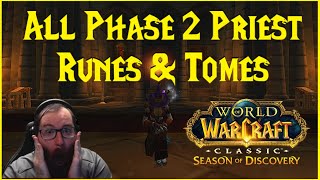 Season of Discovery: All Phase 2 Priest Runes & Tomes