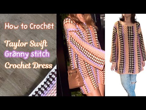 How to Crochet Taylor Swift crochet dress