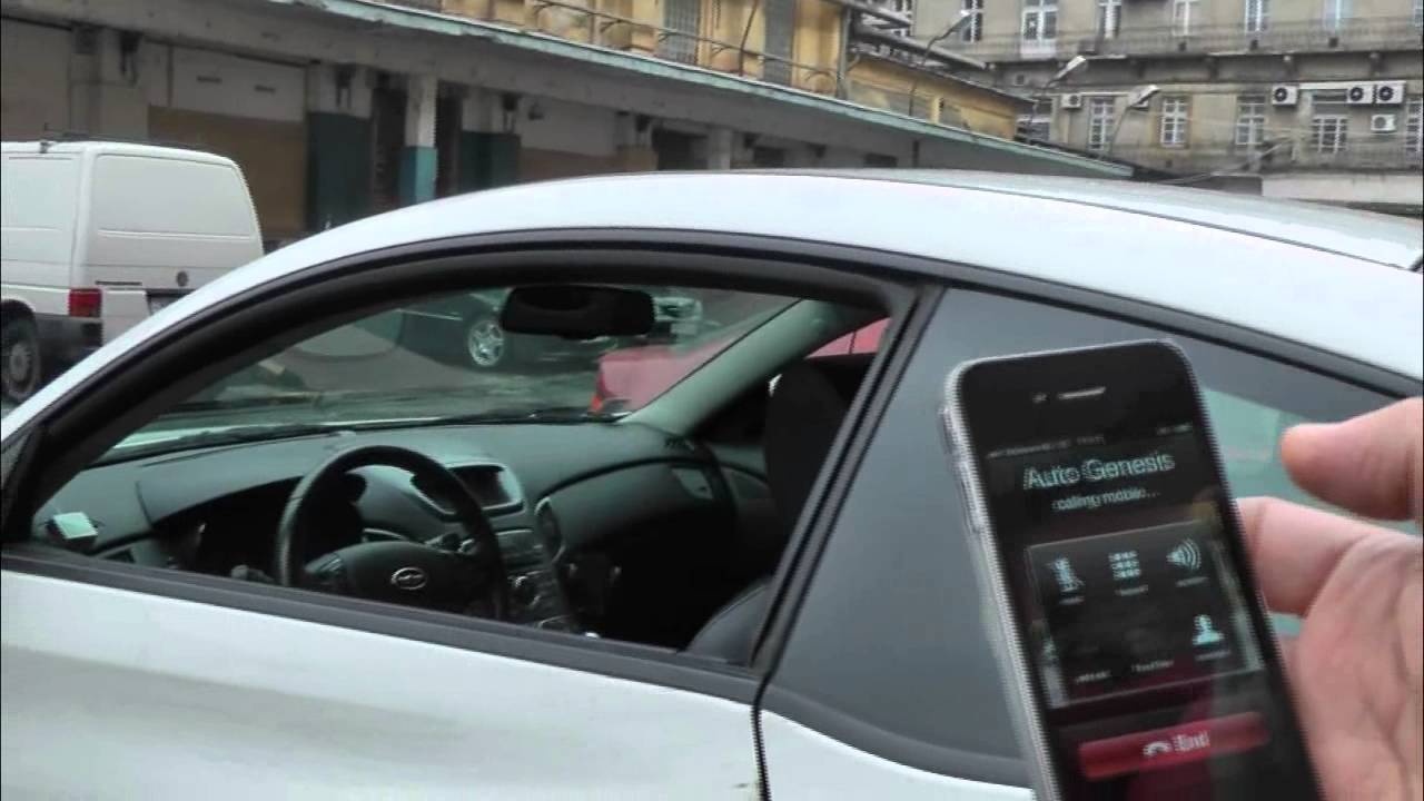 Autó kinyitása mobiltelefonnal