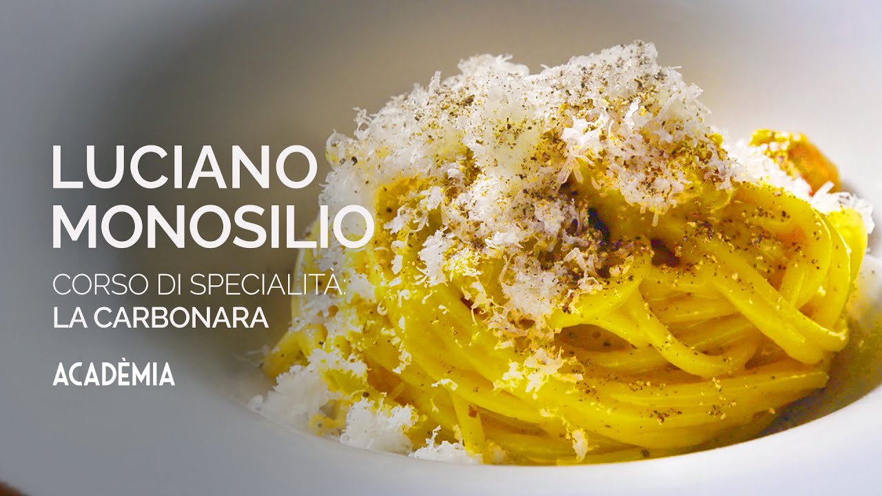Corso di carbonara di Luciano Monosilio YouTube