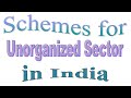 Important Government Schemes 2024 Schemes for Unorganized Sector in India in Eng - Imp Govt Schemes
