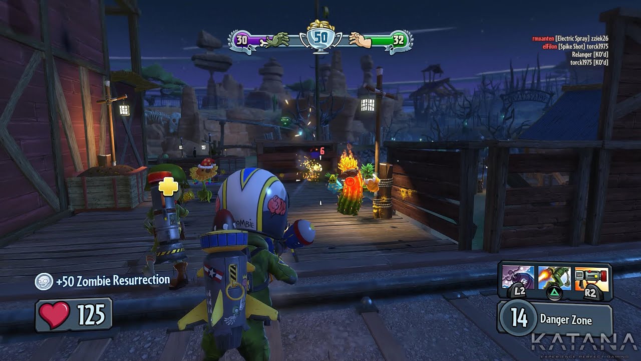Plants vs Zombies Garden Warfare Multiplayer Gameplay | Team Vanquish ...