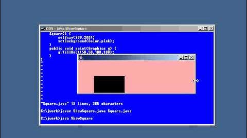 Lesson1 The Graphics Class | Java Graphics Tutorial