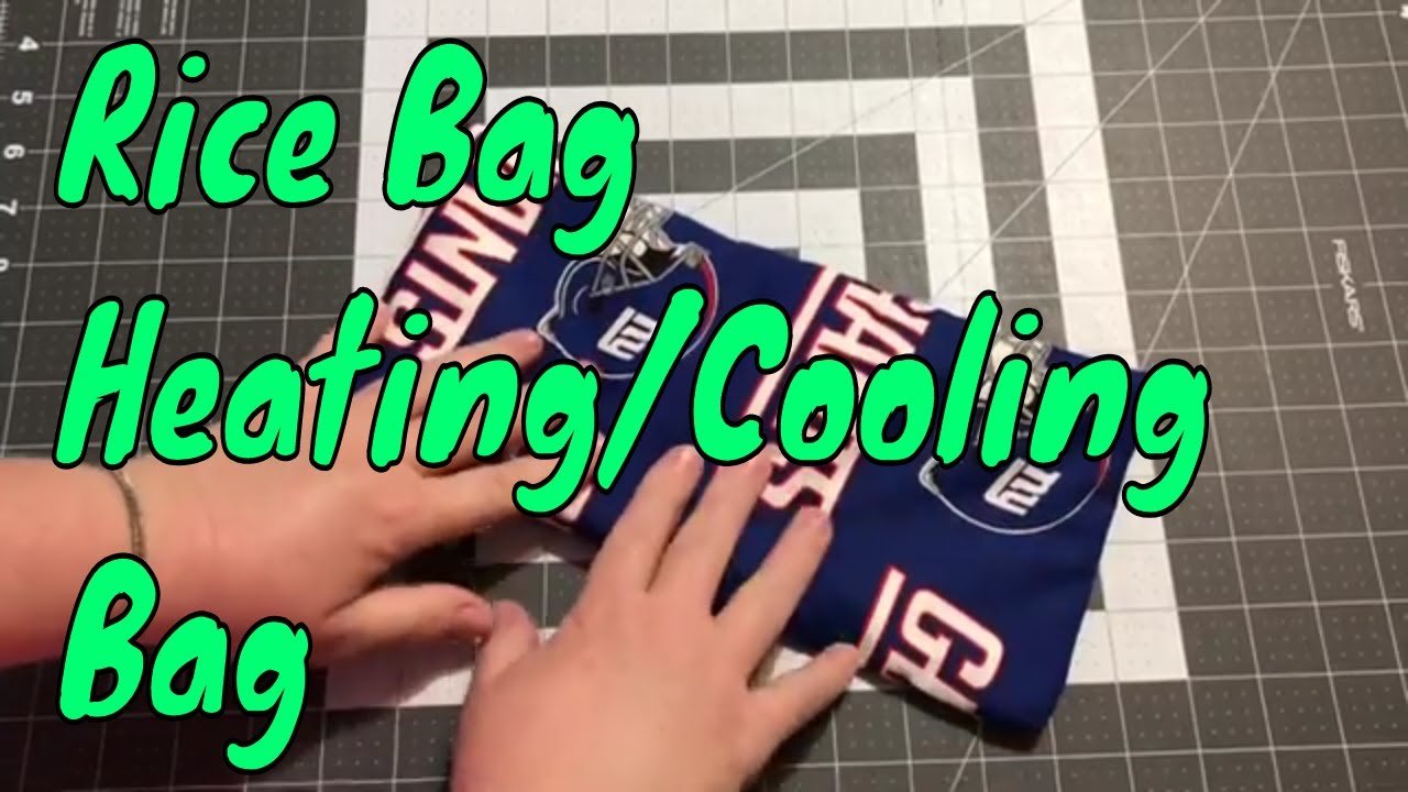 how-to-make-a-therapeutic-rice-heating-bag-youtube