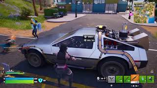 DeLorean Time Machine in Fortnite
