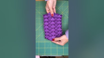 Origami tessellation /paper art /#paper #origami #artist #architect