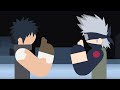 Kakashi VS Obito Stick Fight