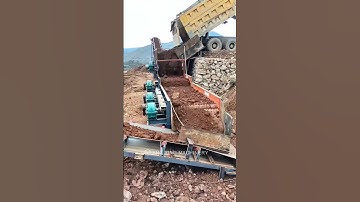 The mud and sand separator machine working site #mud #sand #separation #machine #stone #jycrusher