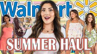 *UNREAL* WALMART SUMMER FASHION ☀️💙 denim, swimsuits, dresses, shoes & more 😍 #walmarthaul