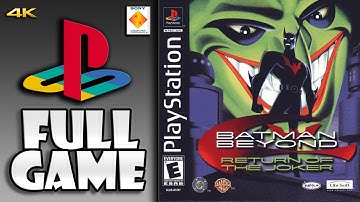 Batman Beyond: Return of the Joker (PS1) - Full Game Walkthrough / Longplay [4K 60ᶠᵖˢ UHD]