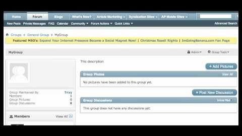 Association Of Better Networkers How To Create A Group And Customize A Group