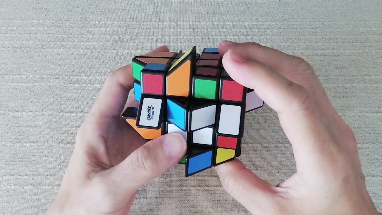 Calvin's Chester 4x4x4 Halfish Cube Solve - YouTube