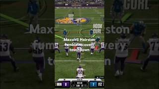 Maxwell Hairston fumble recovery touchdown #jburkie07 #viral #fyp
